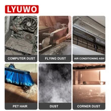 LYUWO Electric Tool, Lithium Battery Electric Blower, 6-Speed Speed Regulation, Capable Of Blowing Dust And Vacuuming, Integrating Two Functions, Used For Dust Removal, Snow Removal, Computer Dust Removal And Vacuuming, Courtyard Cleaning, Hair Cleaning, Car Vacuuming, And Household Vacuuming. Equipped With A Large Capacity Battery, It Runs Efficiently, Is Lightweight, And Effortless - Heart-beating Red - View 4