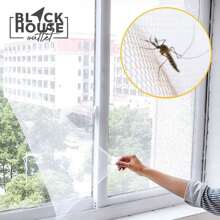 Kit 3 Anti-Insect Mosquito Screens Adjustable Mosquito Net For Window - 白色 - 查看 1