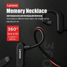 Lenovo X4 Bone Conduction Headphones Bluetooth 5.3 Hifi Ear-hook Wireless Headset With Mic Sport Earphones - 黑色 - 查看 4