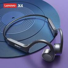Lenovo X4 Bone Conduction Headphones Bluetooth 5.3 Hifi Ear-hook Wireless Headset With Mic Sport Earphones - 黑色 - 查看 3