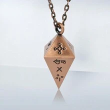 Dây chuyền mặt hình nón bất đối xứng phong cách cổ điển, trang trí quần áo nghệ thuật, quà lưu niệm lễ hội, quà tặng sinh nhật - phong cách cổ điển - Xem 11