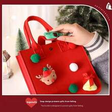Vật dụng tiệc Giáng sinh, Túi đựng quà Giáng sinh Túi đựng quà bằng nỉ Hình dạng đẹp Túi đựng quà Giáng sinh Túi đựng quà bằng nỉ - Nhiều màu - Xem 4