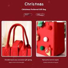 Vật dụng tiệc Giáng sinh, Túi đựng quà Giáng sinh Túi đựng quà bằng nỉ Hình dạng đẹp Túi đựng quà Giáng sinh Túi đựng quà bằng nỉ - Nhiều màu - Xem 5