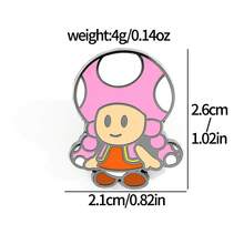 2 Chiếc Trò Chơi Hoạt Hình Sáng Tạo Dễ Thương Men Ve Áo Pin Cậu Bé Dễ Thương Trâm Cài Áo Huy Hiệu Trên Ba Lô Bộ Sưu Tập Phụ Kiện Cosplay Đồ Chơi Cho Bạn Bè Quà Tặng Tiệc - 2 chiếc - Xem 2