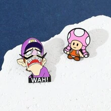 2 Chiếc Trò Chơi Hoạt Hình Sáng Tạo Dễ Thương Men Ve Áo Pin Cậu Bé Dễ Thương Trâm Cài Áo Huy Hiệu Trên Ba Lô Bộ Sưu Tập Phụ Kiện Cosplay Đồ Chơi Cho Bạn Bè Quà Tặng Tiệc - 2 chiếc - Xem 9