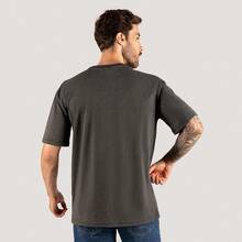Miami Company OverSize Men's T-Shirt Large StreetWear Jacket - Màu xám đen - Xem 2