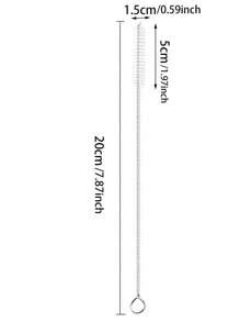 Pipe Cleaner Brushes, Metal Pipe Cleaning Sticks, Pipe Tobacco Pipe Stem Cleaning Tool, Stainless Steel Straw Cleaning Brush, Minimalist Cleaning Brush, Home/Straight Straw Cup 450ml