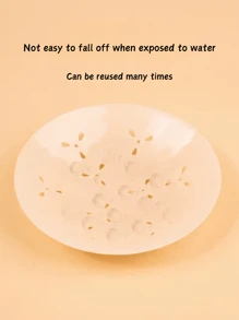 2 件隐形硅胶乳房风车，可重复使用乳头盖 - 淺粉色 - 查看 1