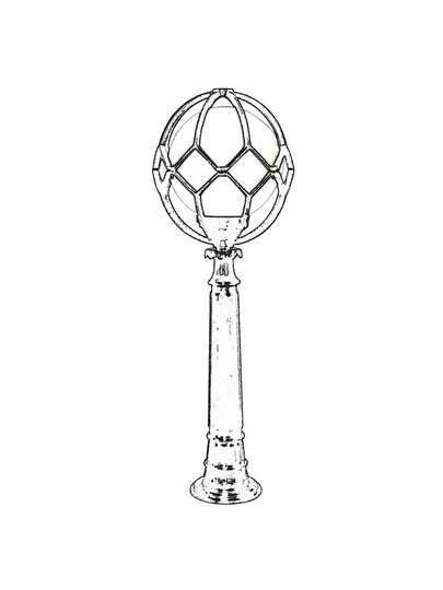 Well Home Outdoor Vloer Lamp Black, 35x35x110. Free Shipping In 24/48h view 2