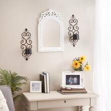 Fleur-De-Lis Candle Wall Sconce (Set Of 2) 15.75" Tall