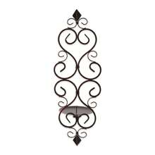 Fleur-De-Lis Candle Wall Sconce (Set Of 2) 15.75" Tall