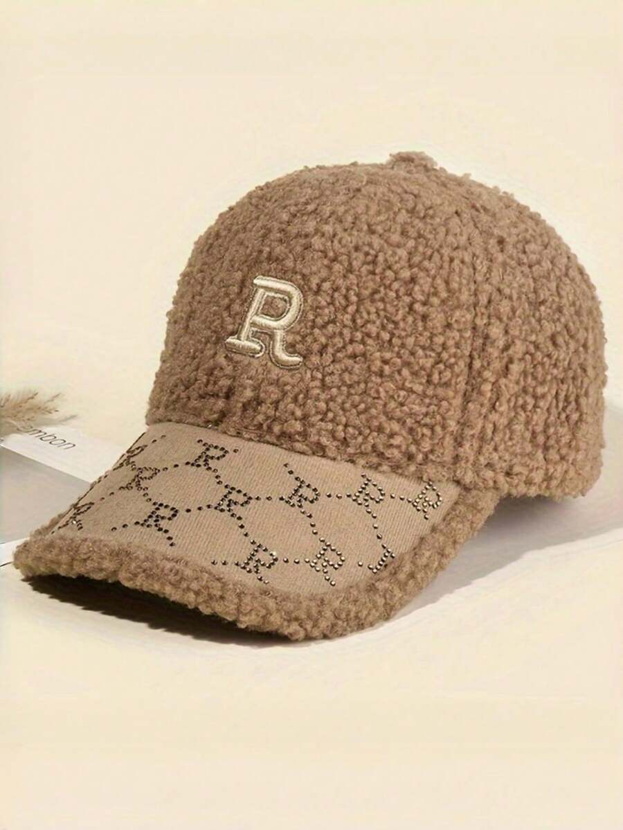 Women's Fashion Knit Hat, Thick Warm Winter Cap With Fleece Lining, Stretchy Polyester Fabric, Hand Wash Only, Adjustable Strap, Suitable For Outdoor Sports And Activities - Multicolor - View 1