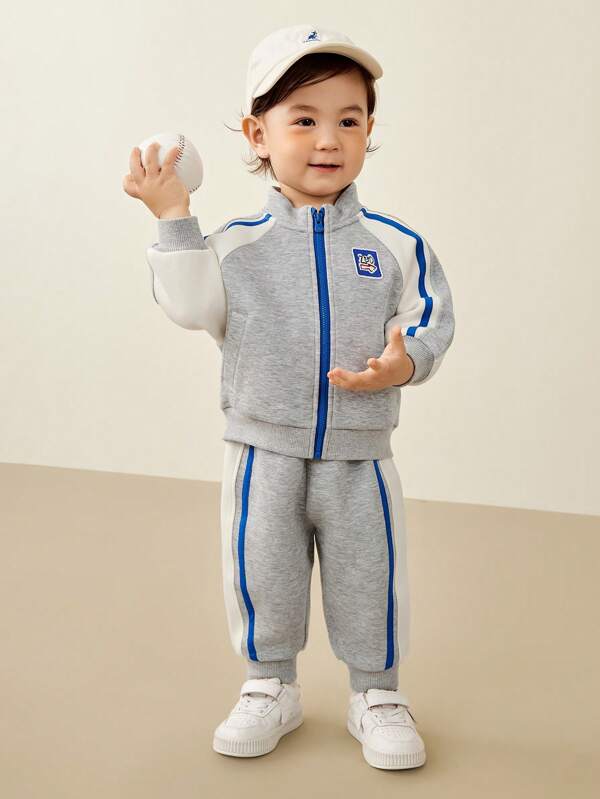 mini bala 2-teiliges Sportset für Jungen und Mädchen mit Langarmshirt, Kinder Neuheit 2024