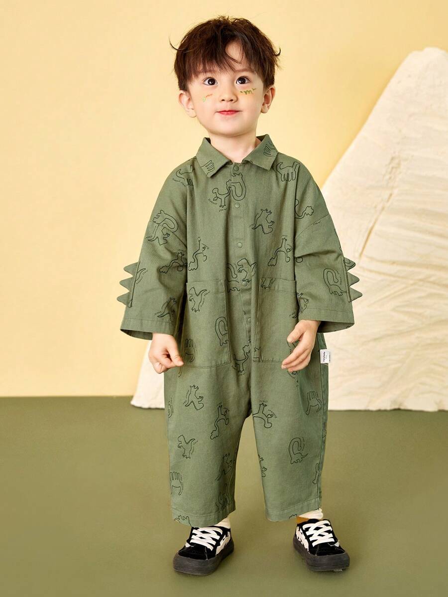 mini bala 户外连体服 男童宝宝 女童工作服 连体衣套装 2024 新款套装