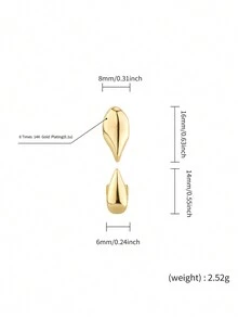 1 chiếc phụ kiện răng nanh ma cà rồng Gothic, quà tặng tiệc Halloween theo phong cách Châu Âu và Mỹ, răng nanh mini mạ cho phụ nữ - Nhiều màu - Xem 5