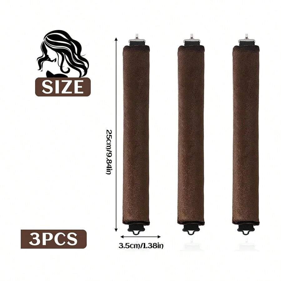 Heatless Hair Curlers For Overnight Curls, No Heat Curl Rods With Hook