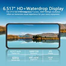 Coolpad Cool CP12，Android 13，蓝色，6.517 英寸高清，4GB+128GB，13 MP 三摄像头，4500mAh 电池，双 SIM 4G，插头为欧洲标准，智能手机 - 黑色 - 查看 6