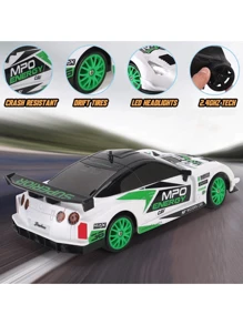 Professional Drift Remote Control Car With Obstacles + Set Of Wheels, Immediate Shipping! - 彩色 - 查看 2