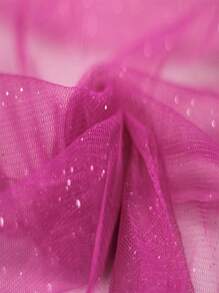 3 Meters Of Tulle Fabric With Glitter (3m X 1.45m) - 粉紅色 粉紅色 - 查看 1