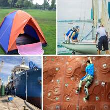 10/50/100m/Pcs Multi-Color 7-Core Reflective Emergency Rescue Rope, Outdoor Camping Climbing Utility Paracord, Tent Survival Leash, Parachute Cord, Woven Rope For Clothesline, Pet Leash, DIY Crafts