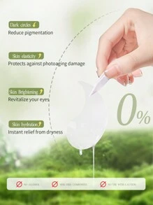 60 片胶原蛋白牛奶精华眼膜贴/咖啡因和透明质酸抗皱眼部凝胶垫，保湿紧致，改善细纹，减少眼袋和黑眼圈，适合所有皮肤类型 - 彩色 - 查看 9