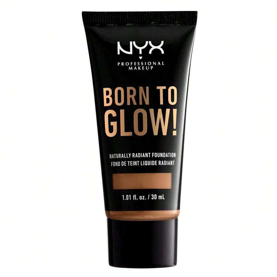 NYX Born To Glow! Naturally Radiant Foundation BTGRF15.9 Warm Honey 1.01oz / 30ml - BTGRF15.9 Mật ong ấm áp - Xem 1