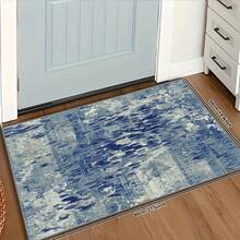 现代风格的地毯，柔软，防滑，可机洗，吸水，防污，家居装饰，非常适合客厅、卧室和门口装饰。 - 彩色 - 查看 12