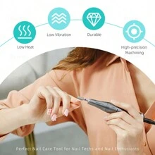 hytoos 5 mũi khoan móng tay kim cương, dụng cụ loại bỏ chai sần chuyên nghiệp, dụng cụ đẩy biểu bì, thích hợp cho tiệm làm móng và sử dụng tại nhà. - Nhiều màu - Xem 2
