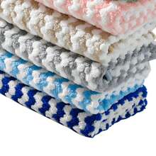 Pack de 5 paños de cocina a rayas, lavables, reutilizables, superabsorbentes para cocina, baño