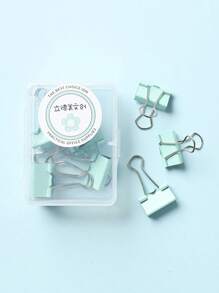 8 件 19 毫米马卡龙色休闲蝴蝶纸夹，4 件 - 彩色 - 查看 12