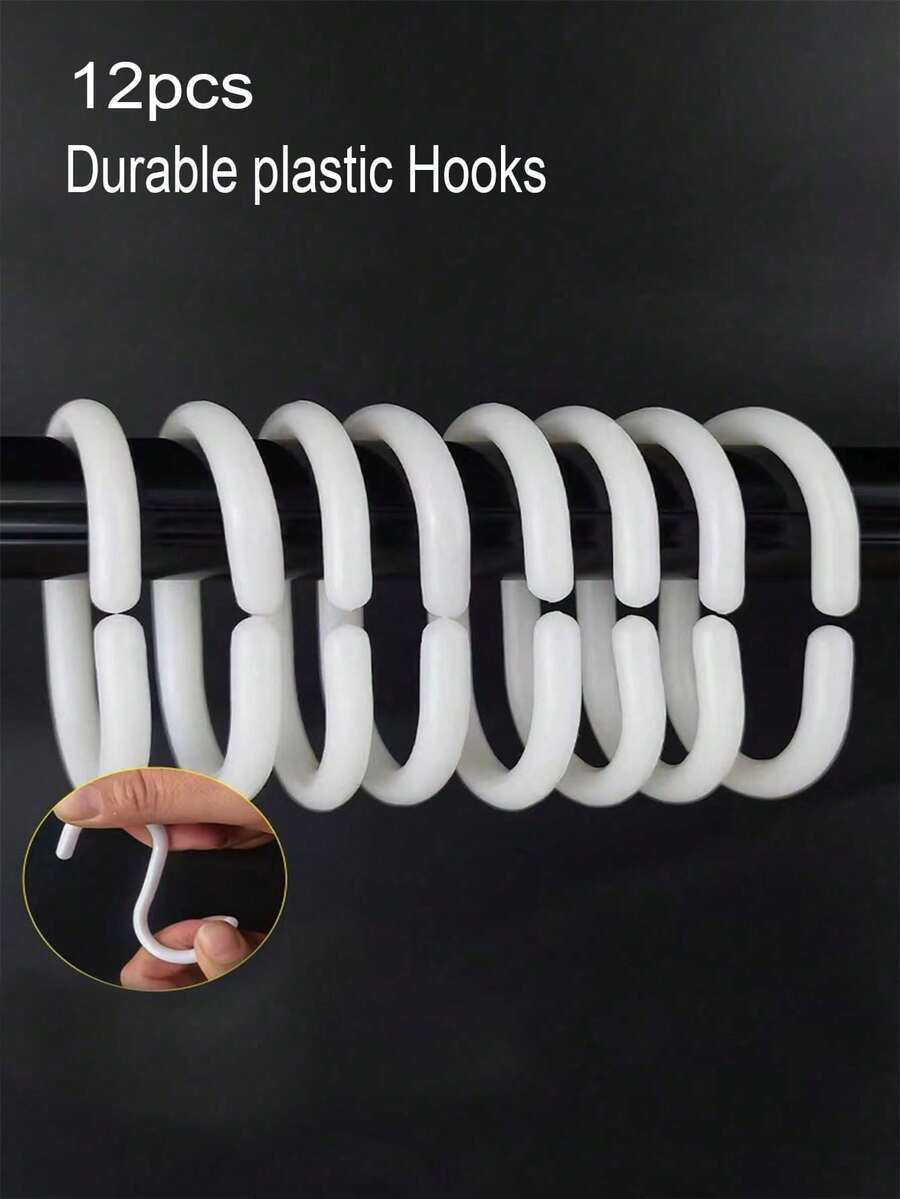 1pc My Love Pattern Shower Curtain, Lightweight & Elegant Patterned