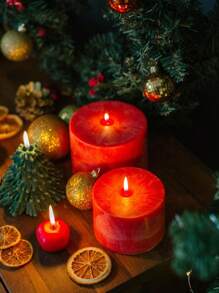 Classic European Cylinder Candle Mold Flat Top Column Pillar Mold DIY Cylindrical Plastic Acrylic Mould Scented Candle Making For Wedding Xmas Home Decoration Craft Gift - Multicolor - View 5