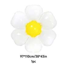 1 套雏菊气球，白色雏菊花气球派对装饰品适用于生日婚礼派对装饰用品 - 多种尺寸可选 - 彩色 - 查看 13