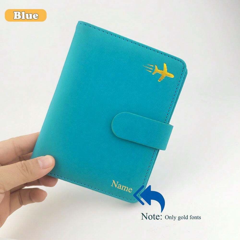 [Customized] Customizable Name Passholder Passport Wallet As Christmas