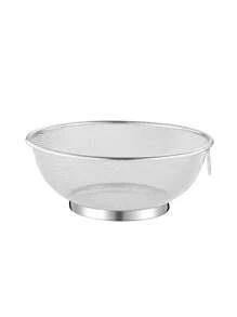 Set de 3/1 pieza Escurridor de acero inoxidable, escurridor multiusos con agujeros para lavar vegetales y arroz