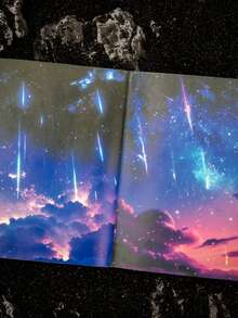 30 件复古梦幻星空背景贴纸，剪贴簿装饰材料，适用于规划师 - 彩色 - 查看 4
