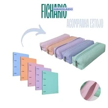 A4 Ring Binder Notebook With Pastel Colored Case ACP University - Màu Lilac Tím - Xem 2