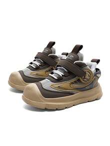 1 Đôi giày trượt ván da trẻ em Unisex, thời trang, chống trượt, nhẹ, thường ngày cho trường học và thể thao - màu nâu - Xem 11