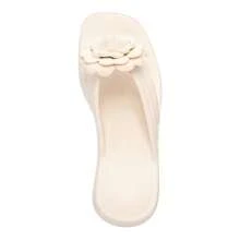 EVVA HIT Women's Platform Flip Flops Super Light And Soft EVA Heel Women's Platform Sandals Women's Clogs Women's Flat Sandals Women's Sandals - 香檳色 - 查看 4