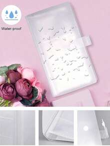 84 格透明珠宝收纳袋，透明防尘收纳袋项链相册密封袋，便携式旅行收纳相册袋，耳环收纳盒旅行珠宝收纳袋透明便携式防氧化戒指、项链、手链、耳钉和耳环，便携式旅行收纳相册袋 - 彩色 - 查看 2