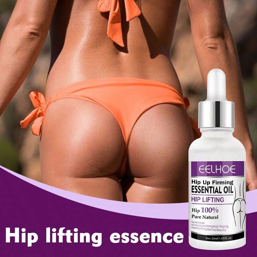 1pc/2pcs Tinh dầu nâng mông, làm săn chắc và nâng mông, định hình mông đào cho đường cong mông hoàn hảo - Màu tím - Xem 1