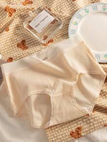 3 件套 Tween 女童无缝内裤，字母印花舒适透气三角裤，秋冬 - 彩色 - 查看 3