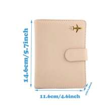 [Personalizado] Porta pasaporte personalizado con nombre, se puede dar como regalo de Navidad a la familia, porta pasaporte actualizado con ranuras para tarjetas, cartera de viaje RFID para hombres/mujeres/familia y negocios, de moda, compacta, conveniente, fácil de transportar, esencial para viajar
