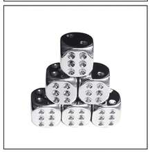 1 bộ/6 bộ xúc xắc mạ điện Acrylic vàng và bạc chất lượng cao, bộ xúc xắc nhiều mặt, đồ chơi thiết yếu cho các buổi tụ họp nhiều người chơi, trò chơi trên bàn cho quán bar và câu lạc bộ, trò chơi xúc xắc vui nhộn cho các buổi tụ họp gia đình, hoàn hảo để sử dụng tại các bữa tiệc Giáng sinh và năm mới, và cũng có thể được sử dụng làm vật phẩm trang trí - Nhiều màu - Xem 12