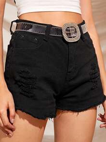 1 chiếc thắt lưng ngọc trai đính đá Rhinestone thời trang giản dị cho nữ trong suốt - duyên dáng - Xem 7