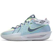 Nike Zapatos de baloncesto de caña baja G.T. CUT 3 con amortiguación para hombre - Gris frío/negro/gris fútbol/blanco vela/gris hierro - Ver 1