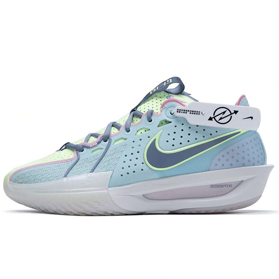 Nike Zapatos de baloncesto de caña baja G.T. CUT 3 con amortiguación para hombre - Gris frío/negro/gris fútbol/blanco vela/gris hierro - Ver 1