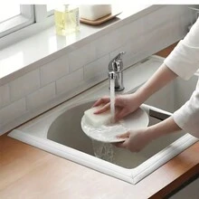 [畅销品] 自粘防水 PVC 胶带，非常适合浴室密封 - 水槽、淋浴、浴缸和厕所 | 管道工和承包商的完美选择 - 白色 - 查看 2