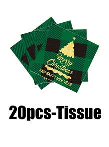 Zestaw 68 elementów wykonany z materiałów, w tym jednorazowe talerzyki papierowe, talerzyki papierowe z motywem zielonego drzewa, 7-calowe talerzyki papierowe, 9-calowa tektura, jednorazowe talerzyki na imprezę, materiały, talerzyki papierowe, akcesoria na imprezę