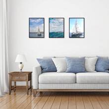 2 件/5 件黑色 ABS 材料拼贴相框，8x10 英寸、11x14 英寸和 12x16 英寸，墙面装饰海报框，适合卧室或客厅壁挂，不含相纸 - 黑色 - 查看 7